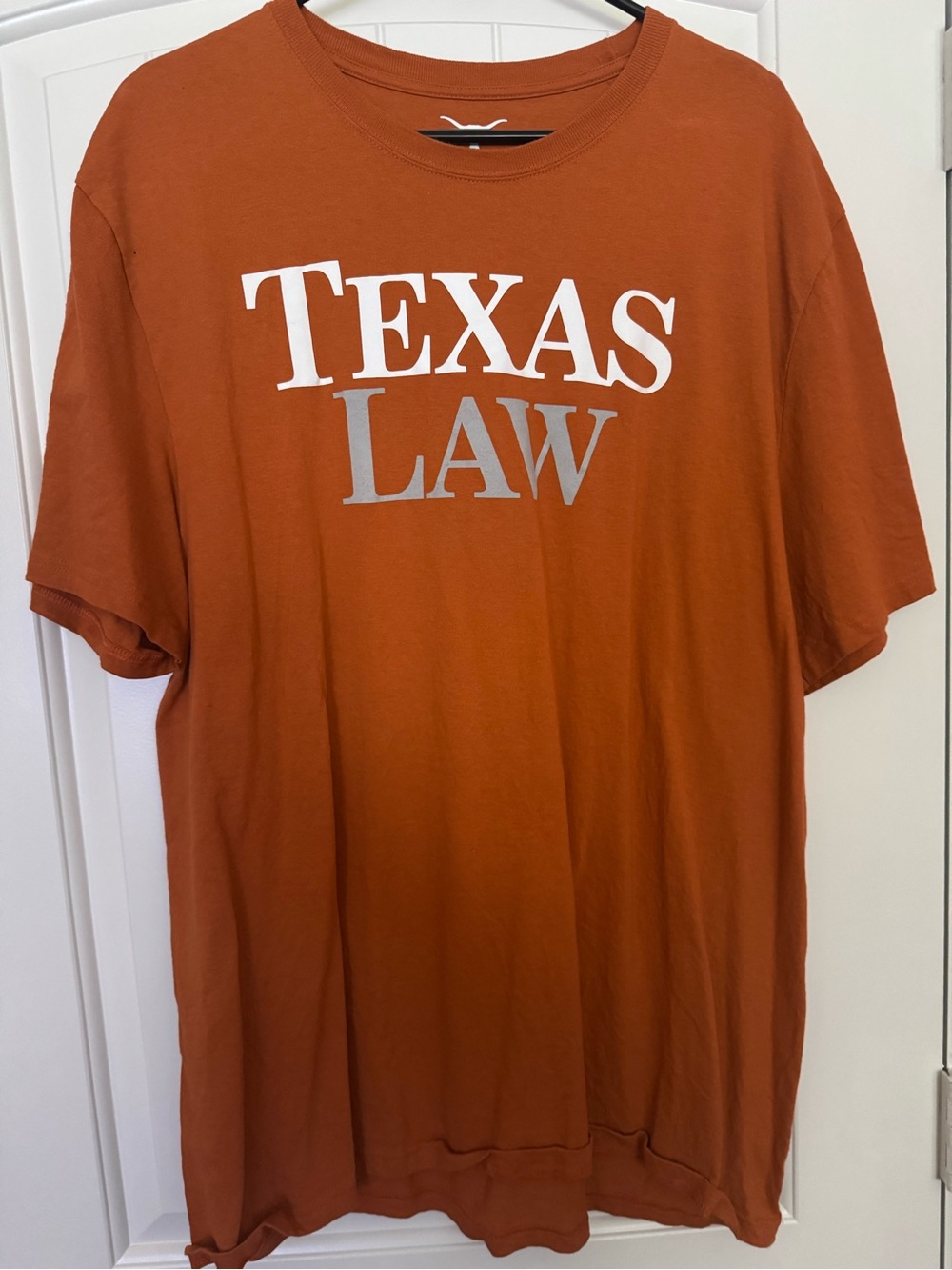 Texas Law Short-Sleeve Tee in Burnt Orange UT Longhorns